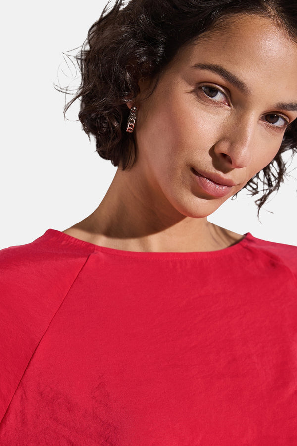 Top uni manches courtes Rouge - STREET ONE
