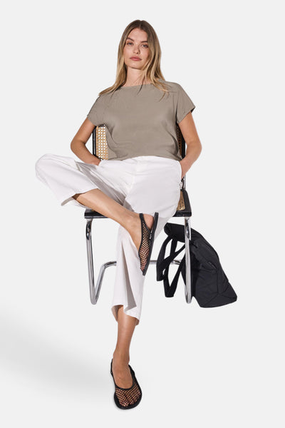 Top uni manches courtes Beige - STREET ONE