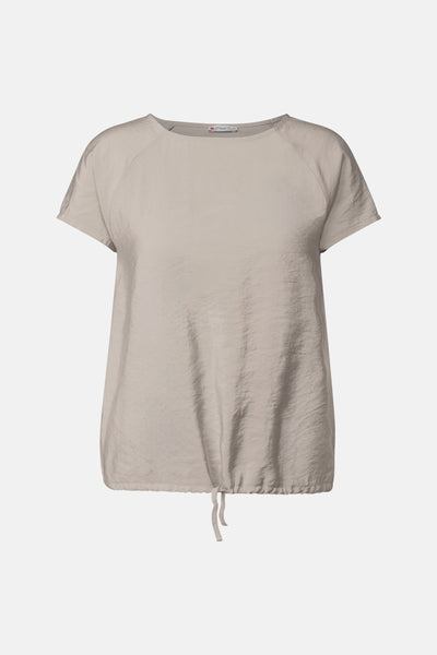 Top uni manches courtes Beige - STREET ONE