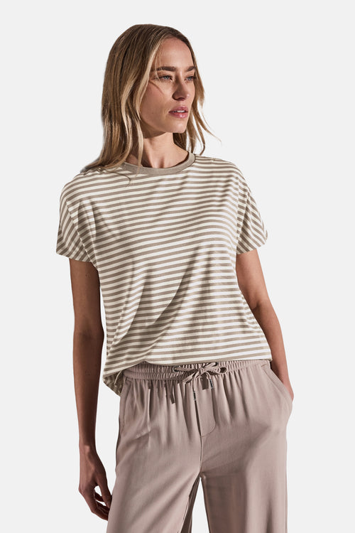 Top uni manches courtes multicolore - STREET ONE