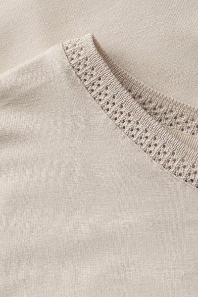 Top uni manches courtes Beige - STREET ONE
