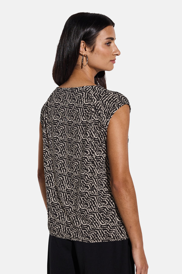 Top uni manches courtes Multicolore - STREET ONE