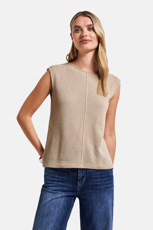 Top (zonder mouwen) Beige - STREET ONE