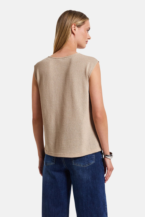 Top (zonder mouwen) Beige - STREET ONE