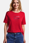 T-shirt (korte mouwen) Rood - STREET ONE