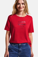 T-shirt (korte mouwen) Rood - STREET ONE