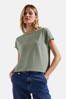 Top (korte mouwen) green - STREET ONE