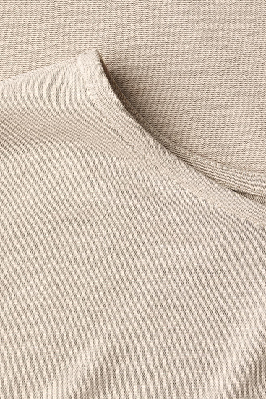 Top met korte mouwen beige van STREET ONE, gebreide textuurdetail.