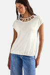 Top (korte mouwen) Ecru - STREET ONE