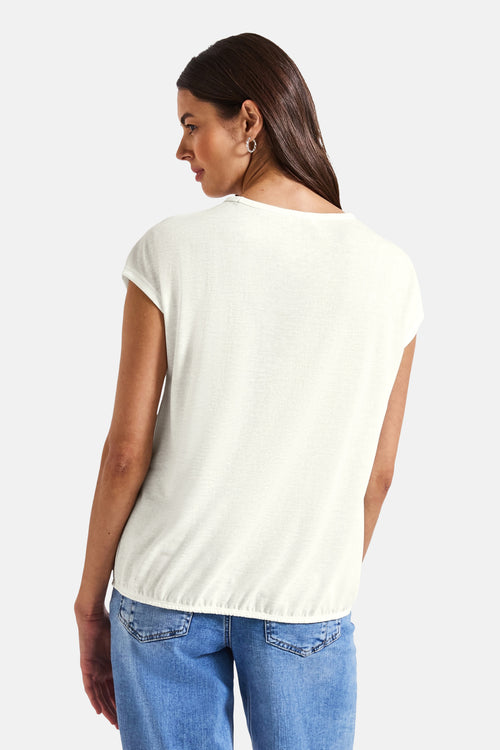 Top (korte mouwen) ecru - STREET ONE