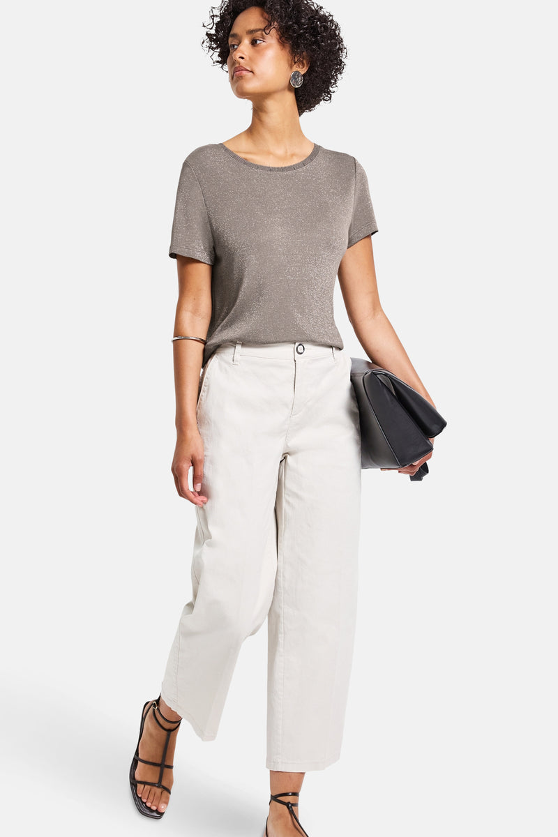 Top (korte mouwen) beige - STREET ONE