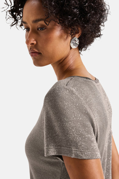 Top (korte mouwen) beige - STREET ONE