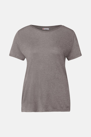 Top (korte mouwen) beige - STREET ONE