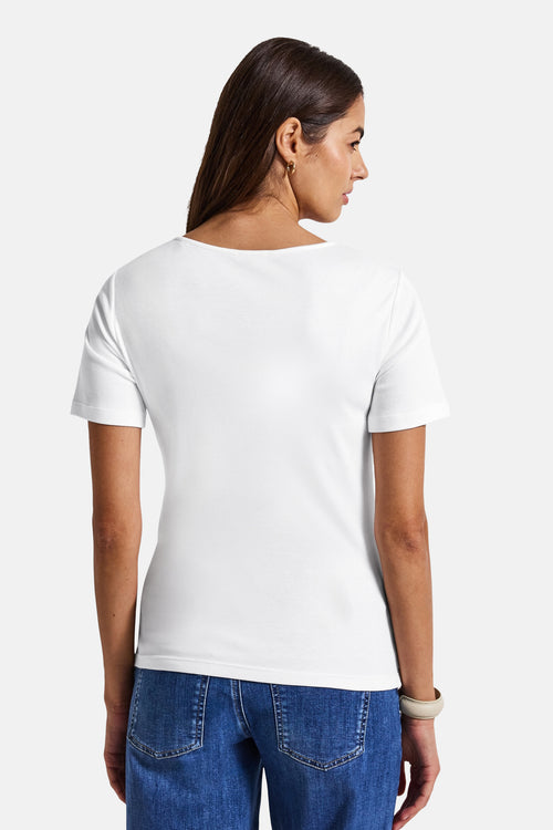 T-shirt (korte mouwen) wit - STREET ONE