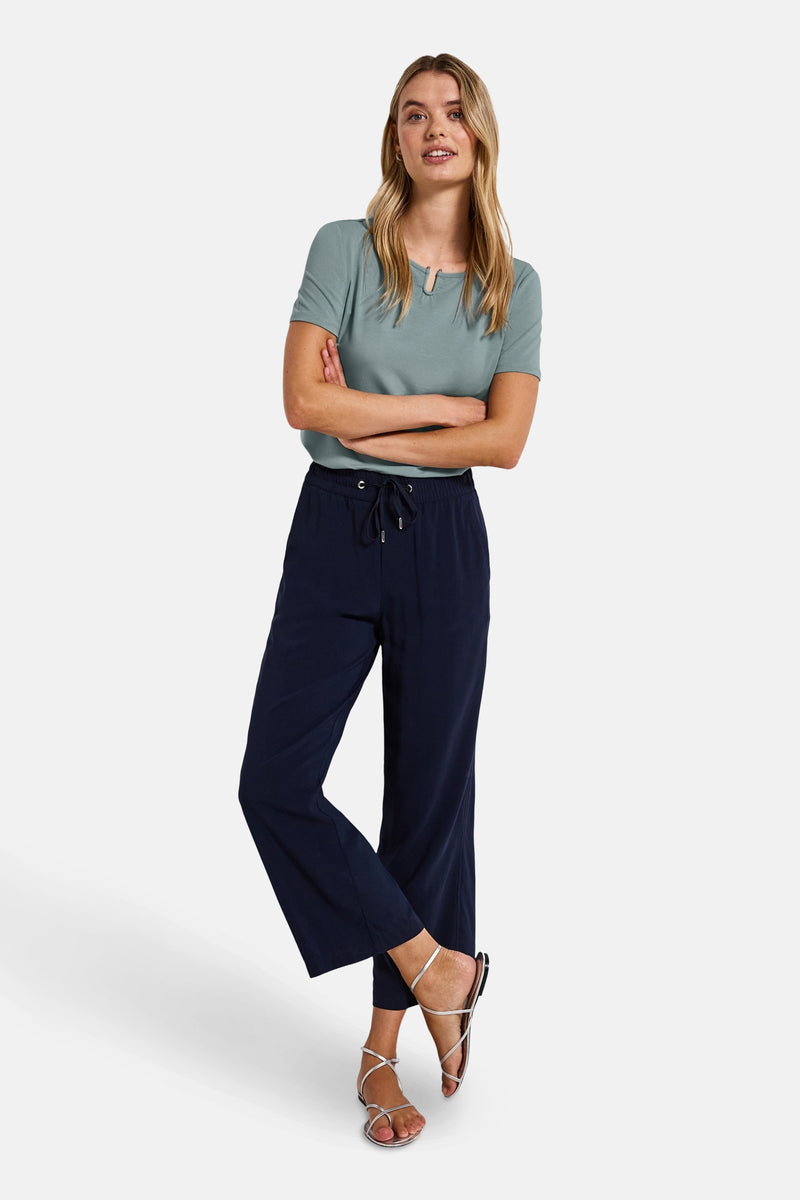 Top (korte mouwen) blauw - STREET ONE