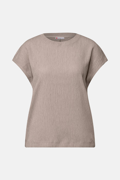 Top (korte mouwen) beige - STREET ONE
