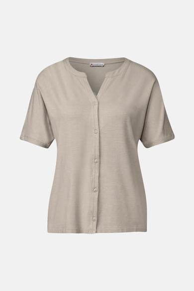 Top (korte mouwen) beige - STREET ONE