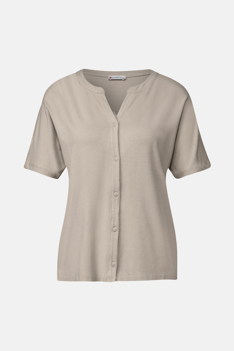 Top (korte mouwen) beige - STREET ONE