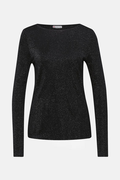 Top (lange mouwen) zwart - STREET ONE