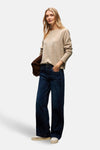 Top (lange mouwen) beige - STREET ONE