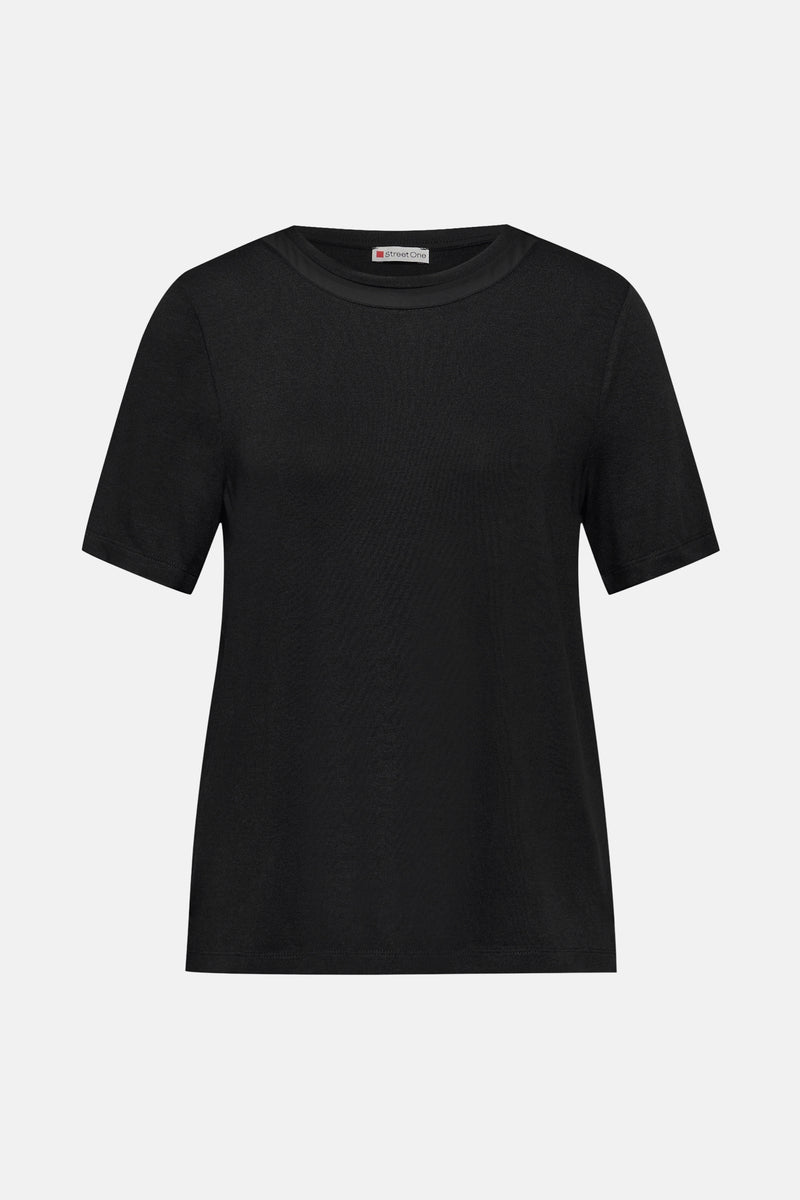 Top (korte mouwen) zwart - STREET ONE