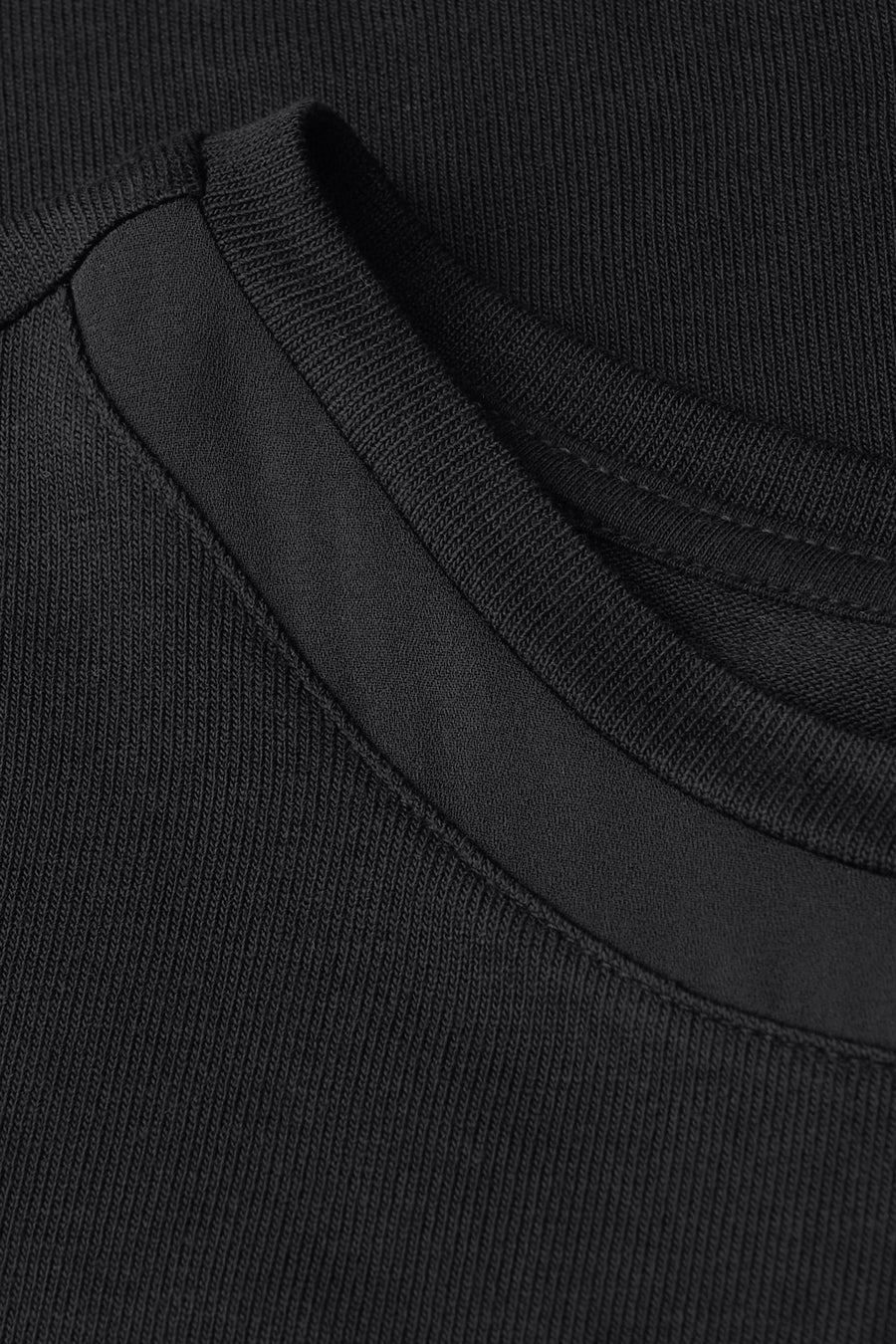 Top met korte mouwen zwart van STREET ONE, textuurdetail ronde hals.