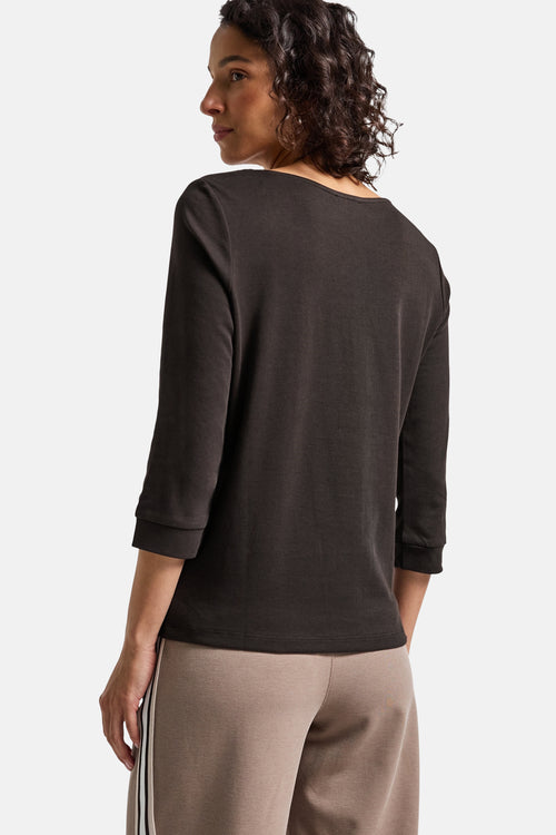 Top (lange mouwen) Bruin - STREET ONE