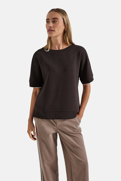 Top (korte mouwen) bruin - STREET ONE