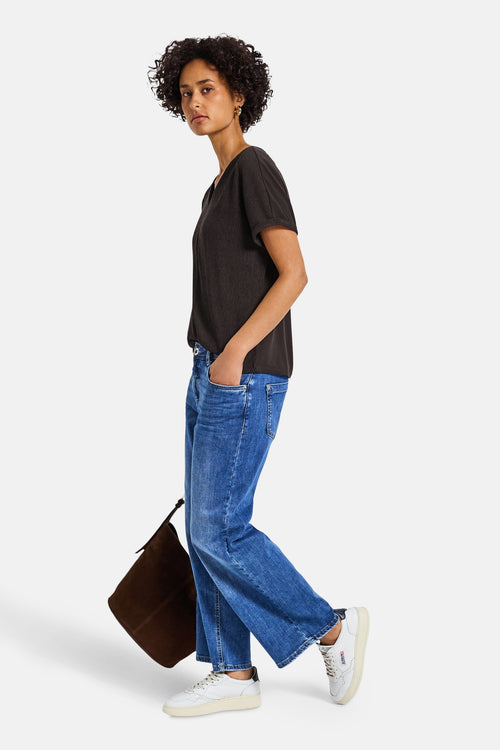 Top uni manches courtes Brun - STREET ONE