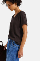 Top uni manches courtes Brun - STREET ONE