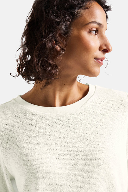 Pull col rond blanc - STREET ONE