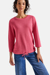 Pull col rond corail - STREET ONE