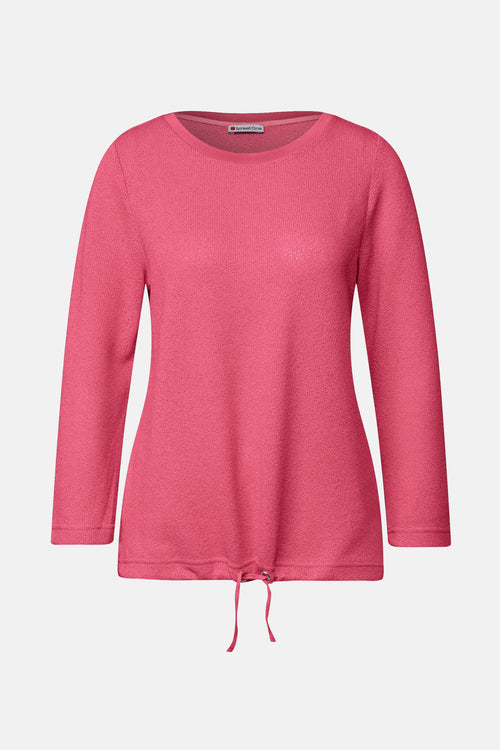 Pull col rond corail - STREET ONE