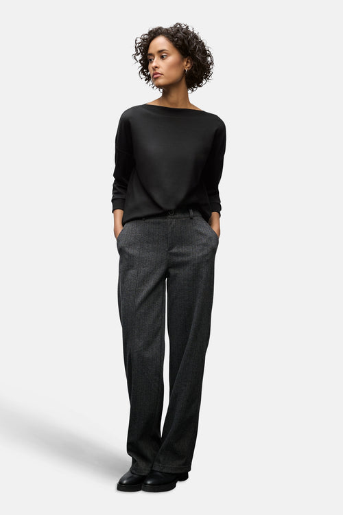 Top (korte mouwen) zwart - STREET ONE