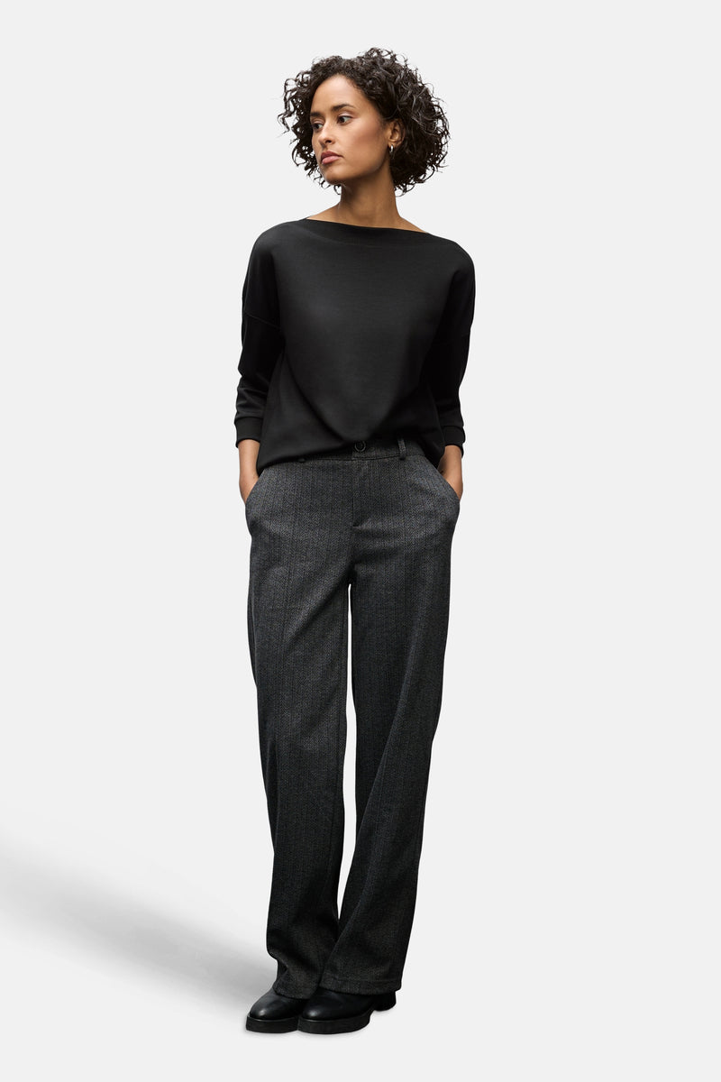 Top (korte mouwen) zwart - STREET ONE