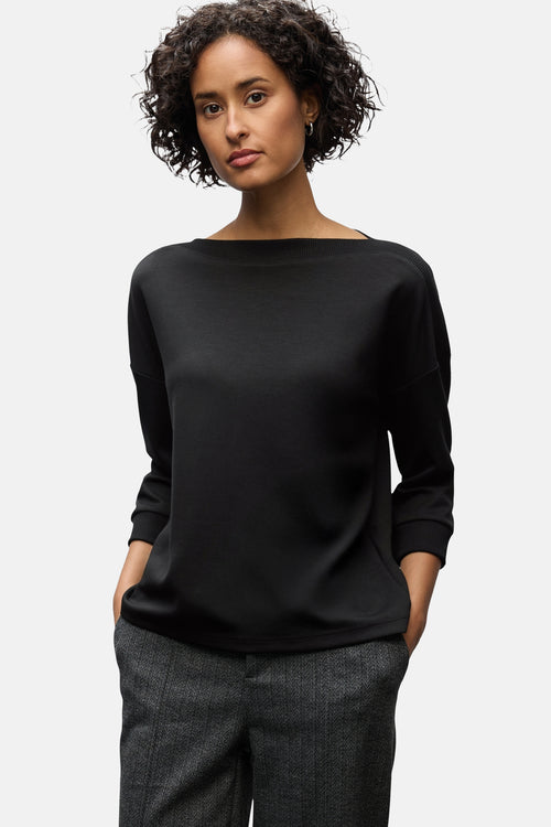 Top (korte mouwen) zwart - STREET ONE