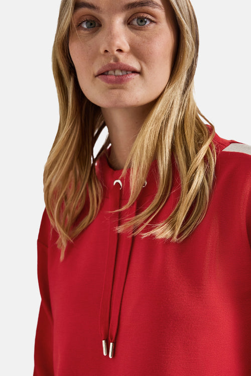 Sweater met ronde hals rood - STREET ONE