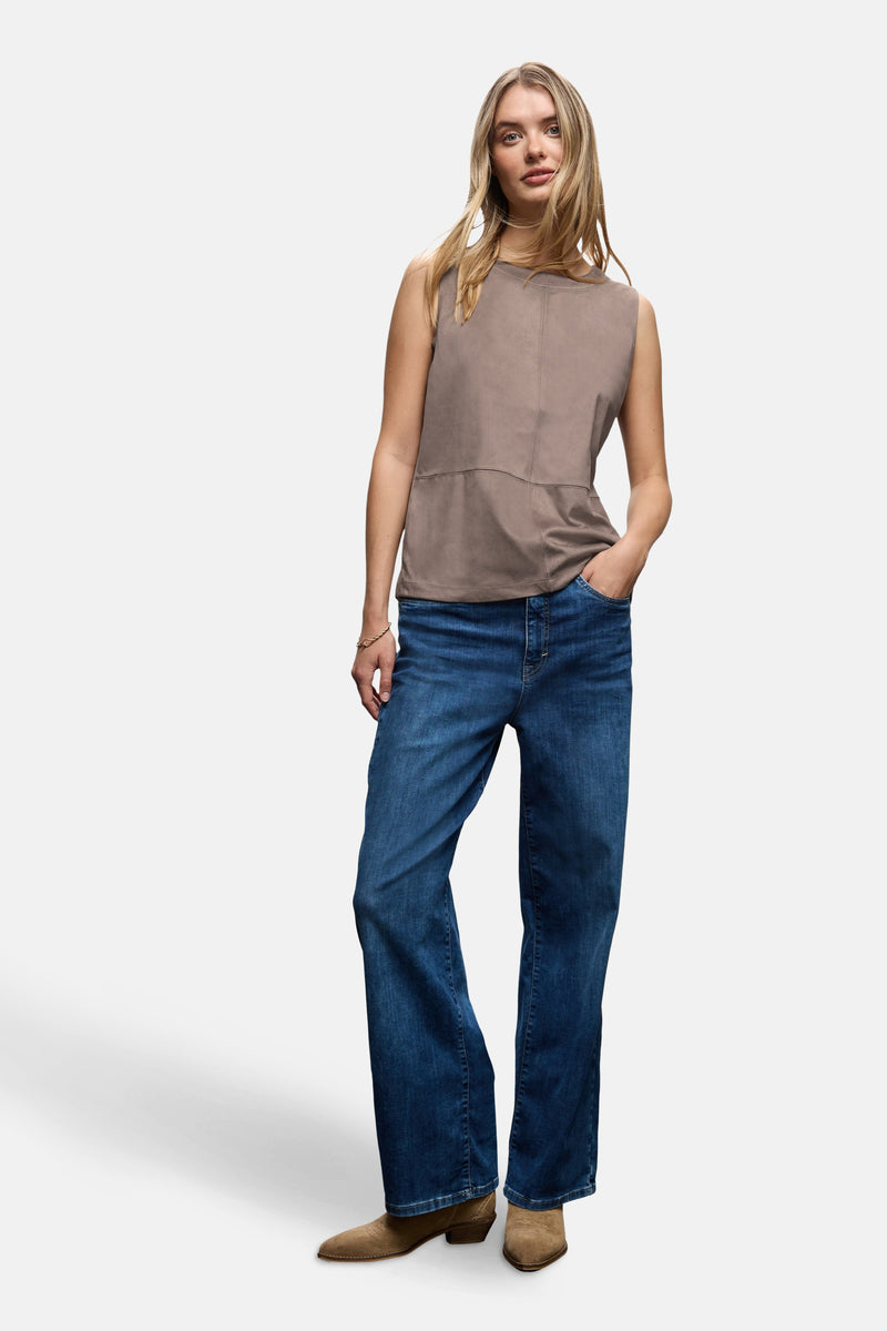 Top (zonder mouwen) bruin - STREET ONE