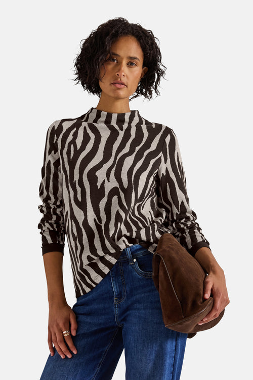 T-shirt (lange mouwen) multicolor - STREET ONE