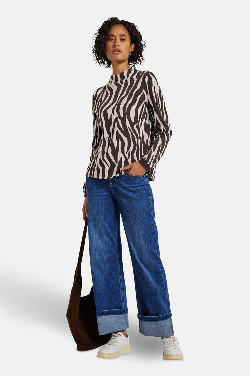 T-shirt (lange mouwen) multicolor - STREET ONE