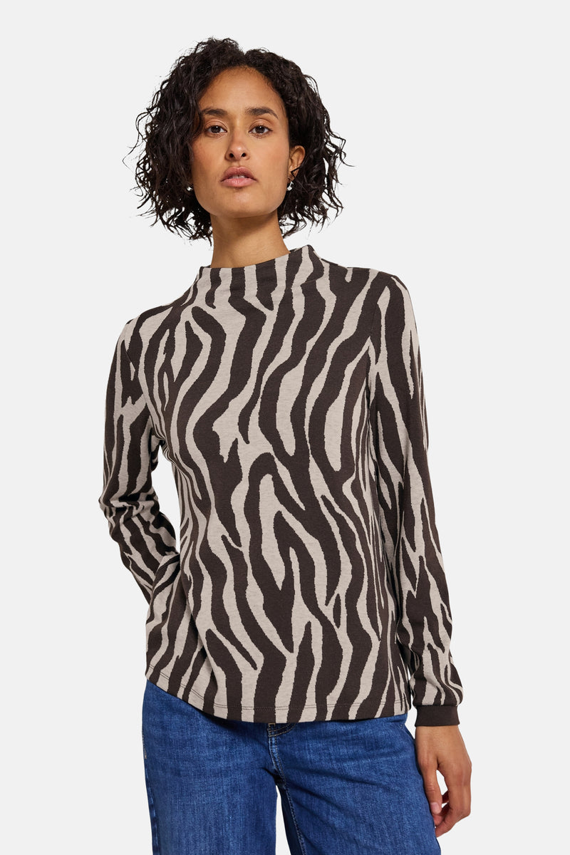 T-shirt (lange mouwen) multicolor - STREET ONE