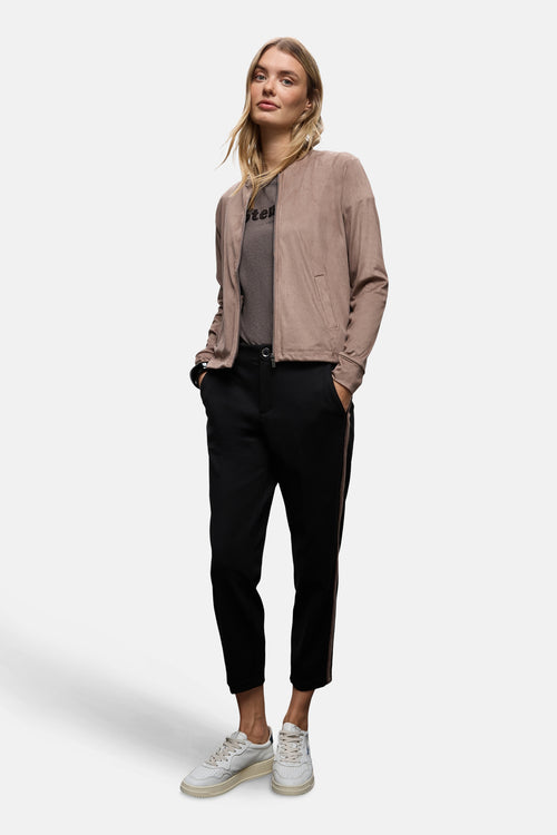 T-shirt (korte mouwen) bruin - STREET ONE