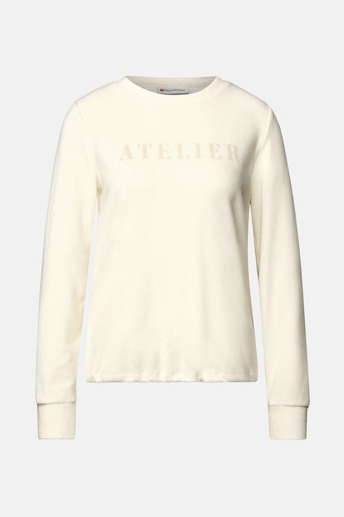 Top (lange mouwen) ecru - STREET ONE
