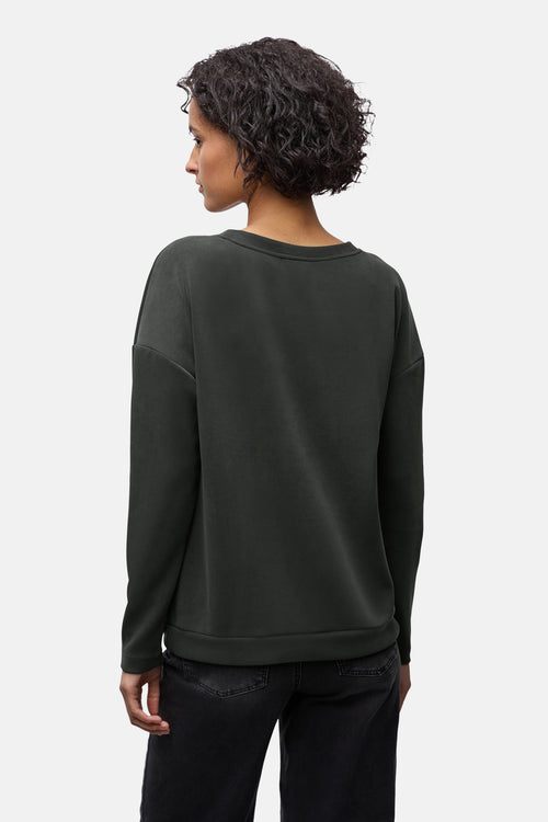 Sweater met ronde hals bruin - STREET ONE