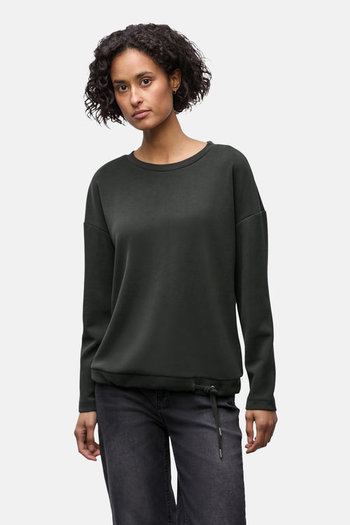 Sweater met ronde hals bruin - STREET ONE