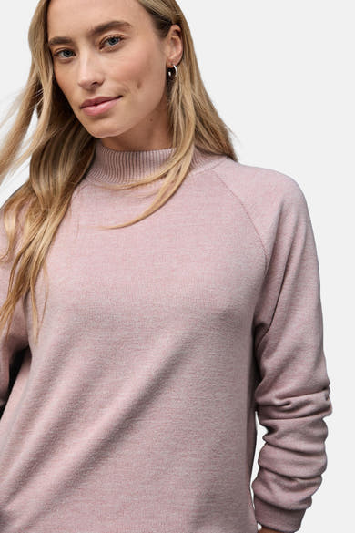 Roze coltrui van STREET ONE met een geribbelde textuur en een col.