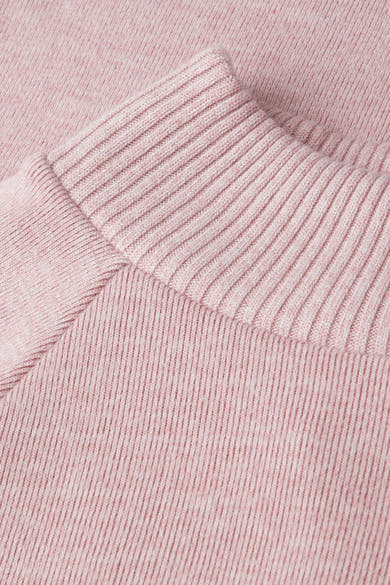 Roze coltrui van STREET ONE in ribgebreide stof, close-up.