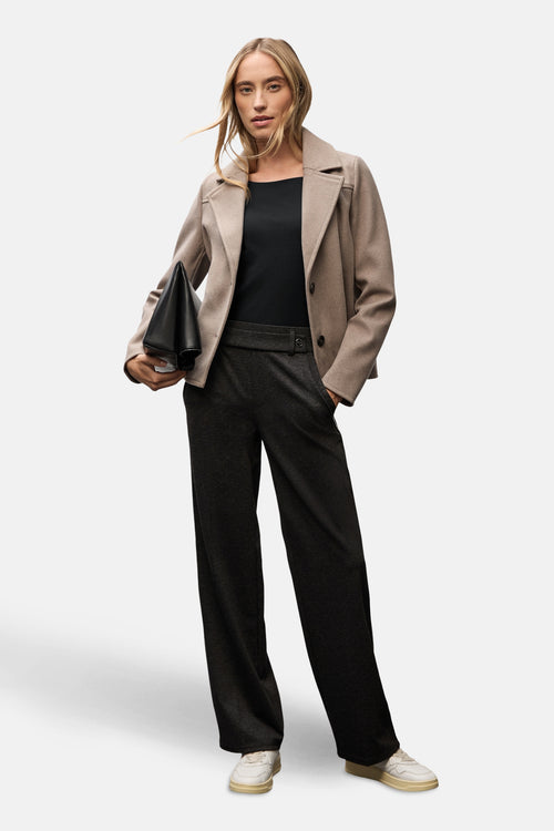 Top uni manches longues noir - STREET ONE
