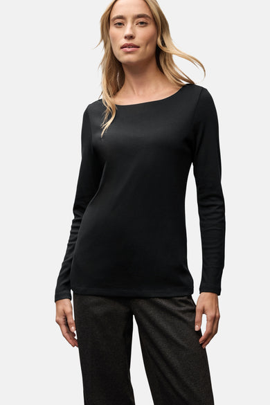 T-shirt met lange mouwen - zwart