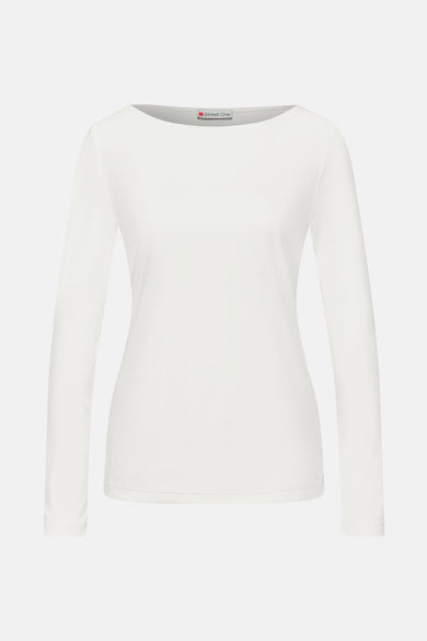 Top (lange mouwen) wit - STREET ONE